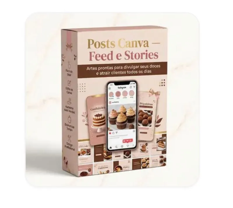 Posts Canva — Feed e Stories
