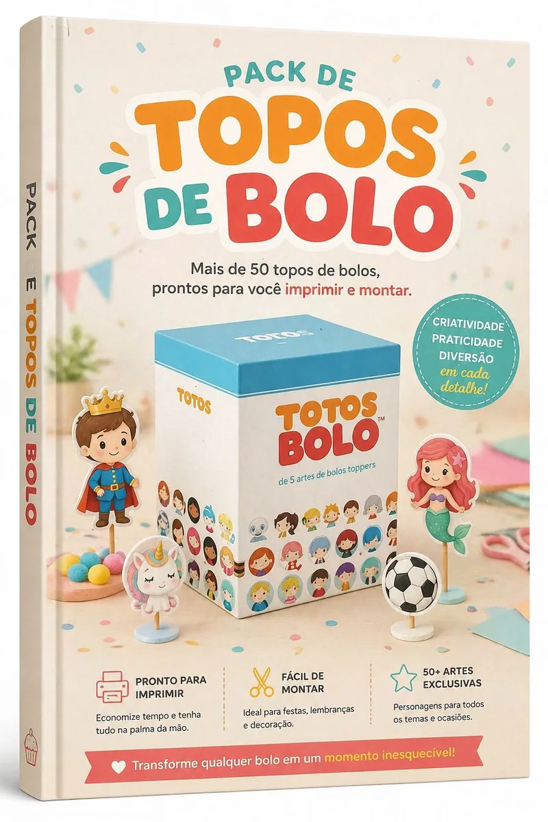 Pack de Topos de Bolo